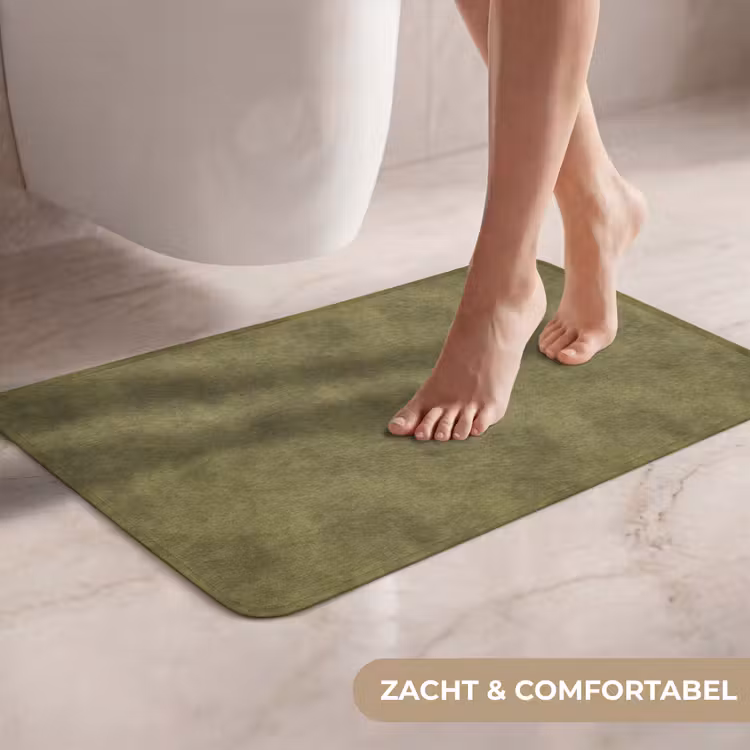 WC Mat - Textuur - Abstract - Groen — 7