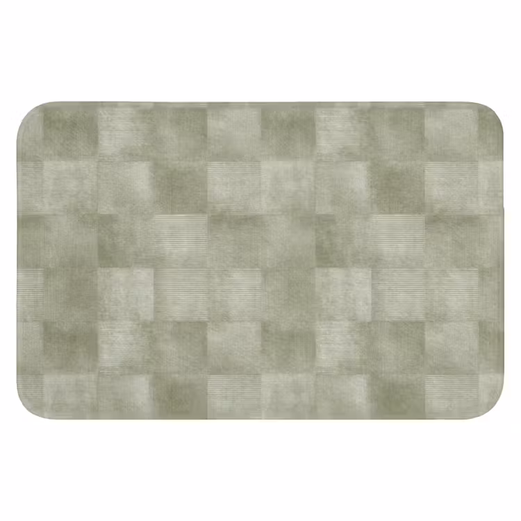 WC Mat - Vlakken - Rustiek - Groen — 1