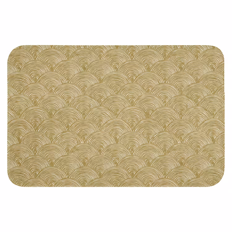WC Mat - Waaier - Geometrisch - Groen — 1