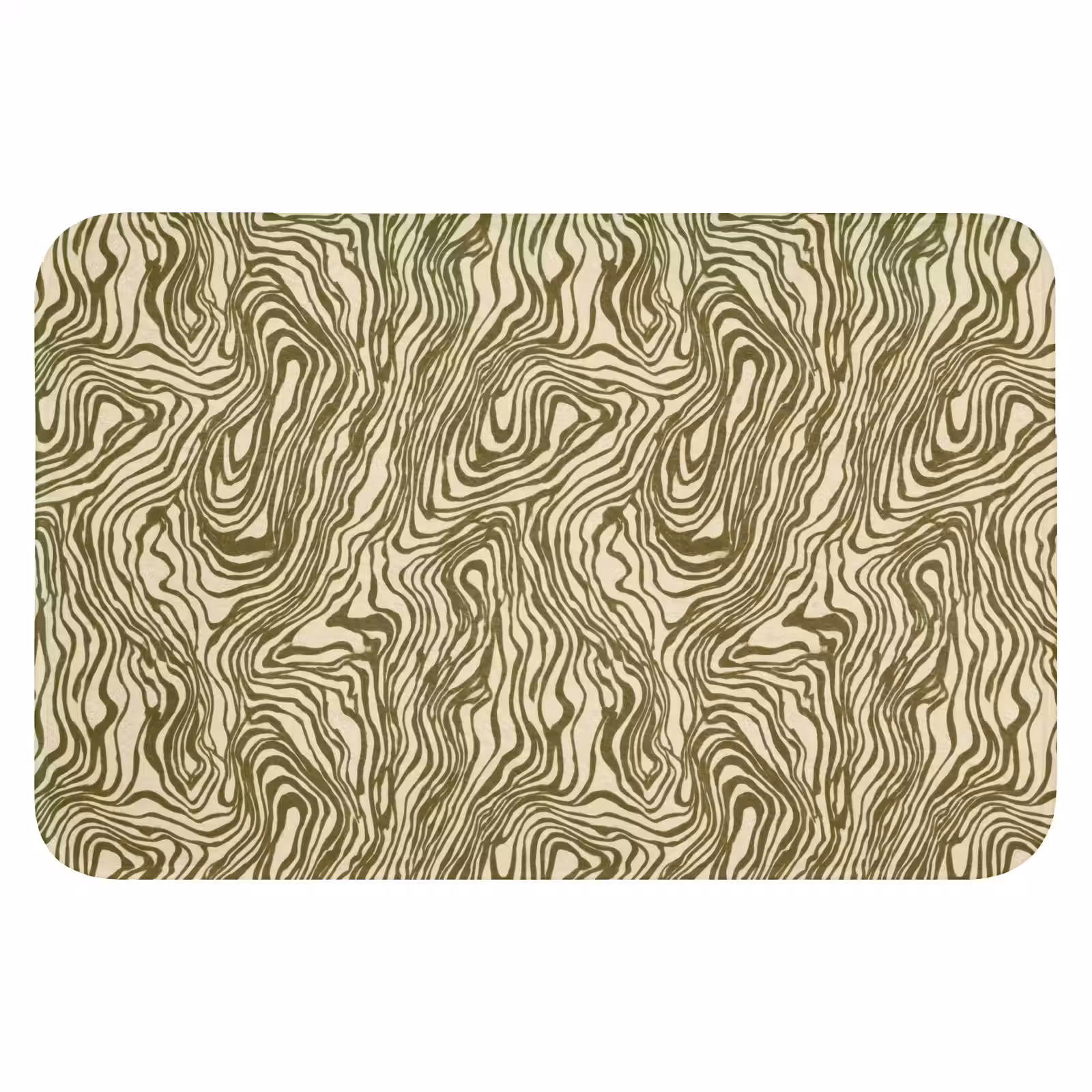 WC Mat - Abstract - Marmer - Groen — 1