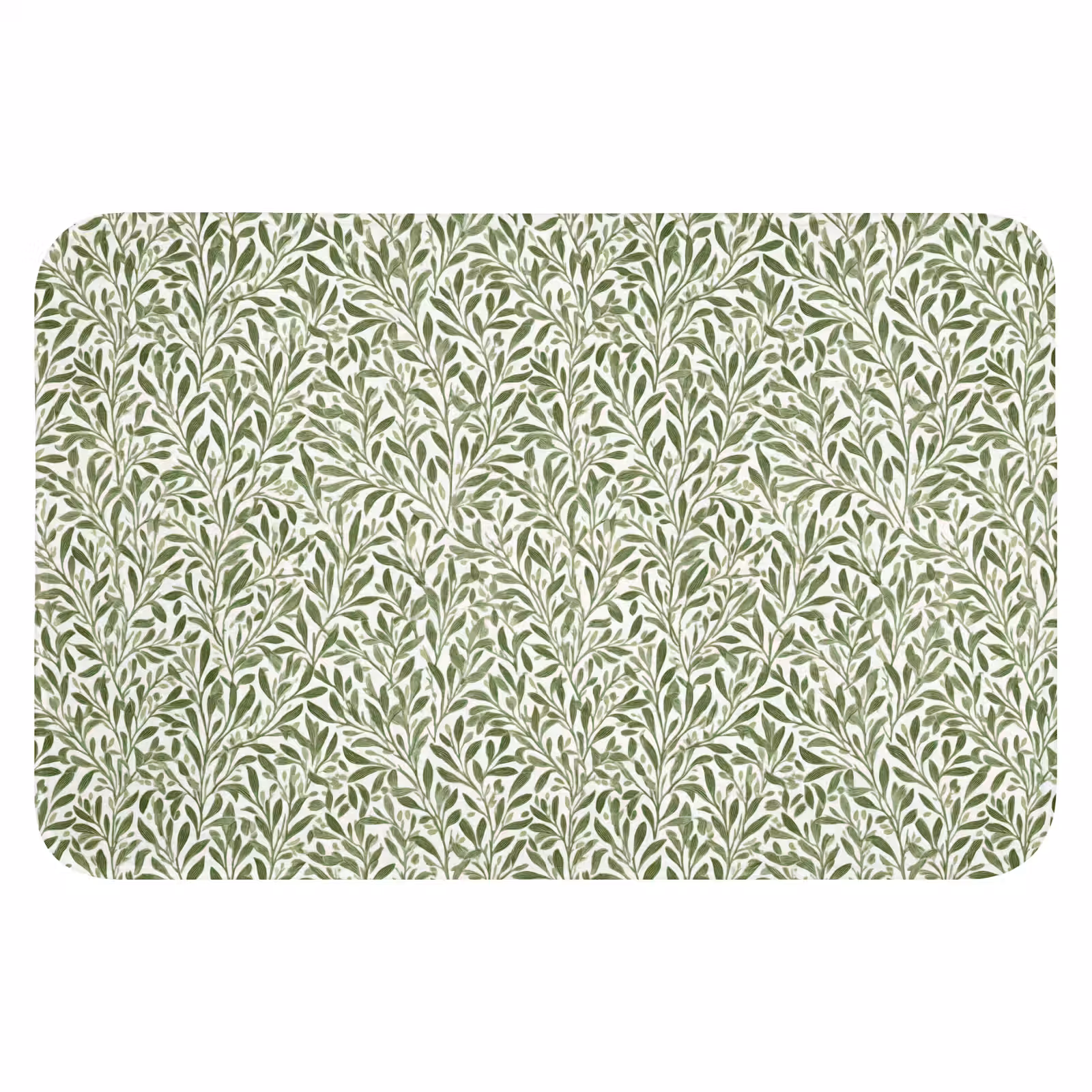 WC Mat - Botanisch - Takken - Groen — 1