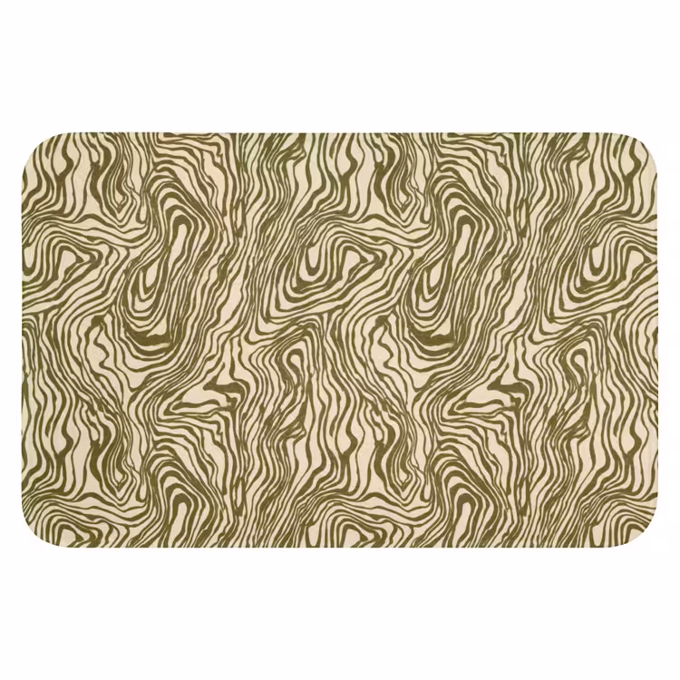 WC Mat - Abstract - Marmer - Groen — 1