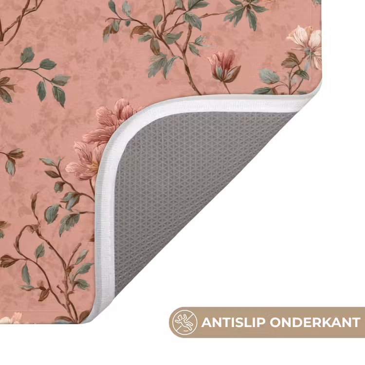 WC Mat - Botanisch - Bloemen - Roze — 3