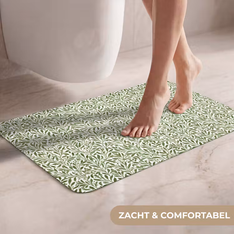 WC Mat - Botanisch - Takken - Groen — 7