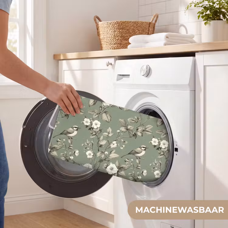 WC Mat - Botanisch - Vogels - Groen — 5