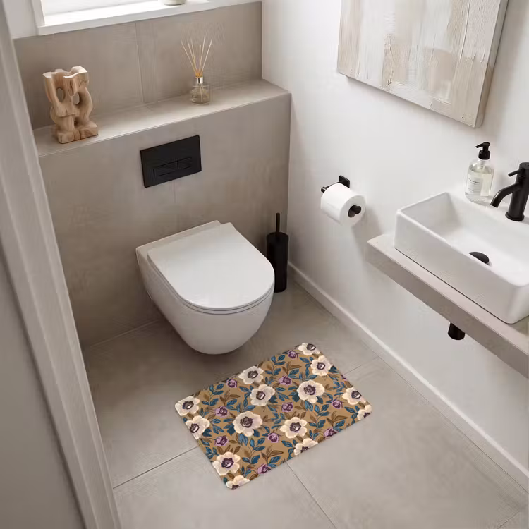 WC Mat - Floraal - Stilleven - Kleurrijk — 6