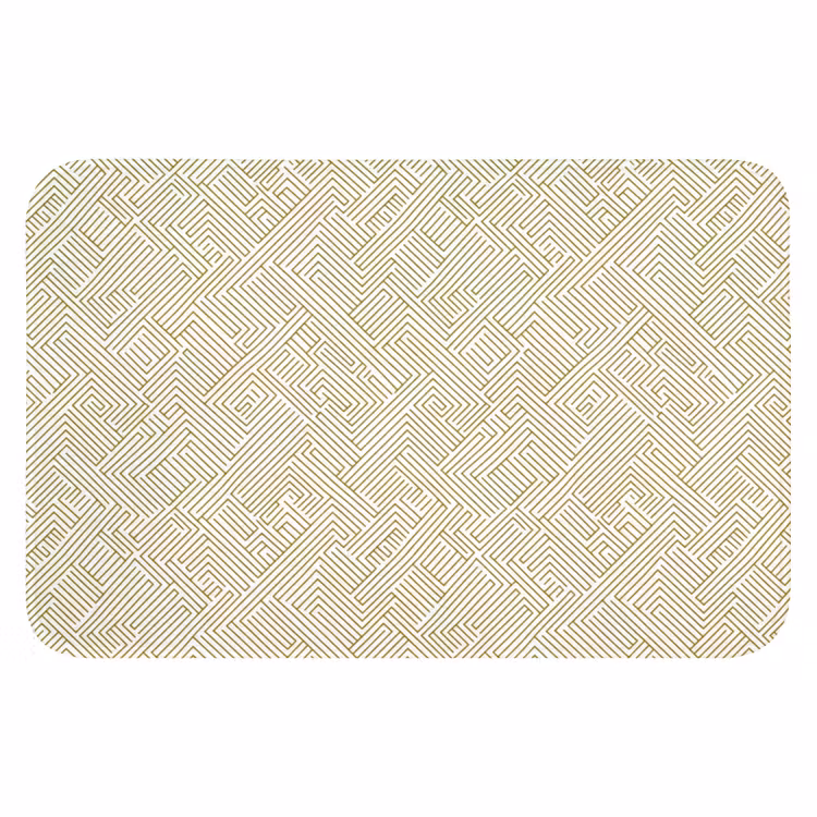 WC Mat - Geometrisch - Lijnen - Groen — 1
