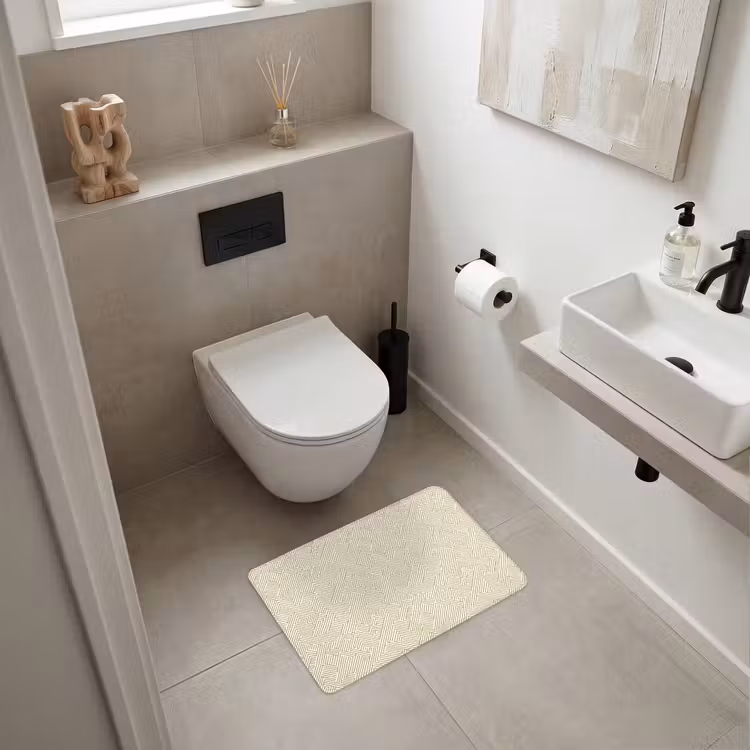 WC Mat - Geometrisch - Lijnen - Groen — 6