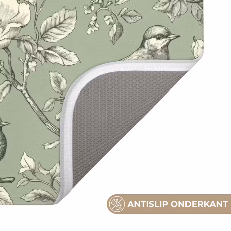 WC Mat - Klassiek - Botanisch - Groen — 3