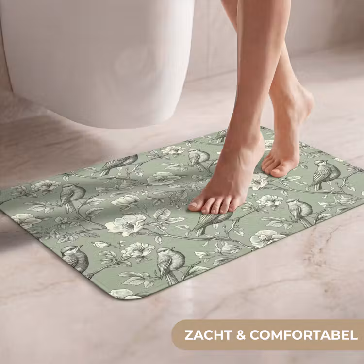 WC Mat - Klassiek - Botanisch - Groen — 7