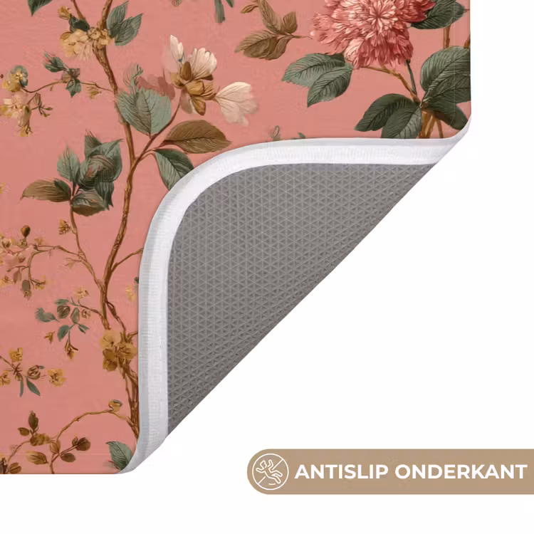 WC Mat - Klassiek - Botanisch - Roze — 3