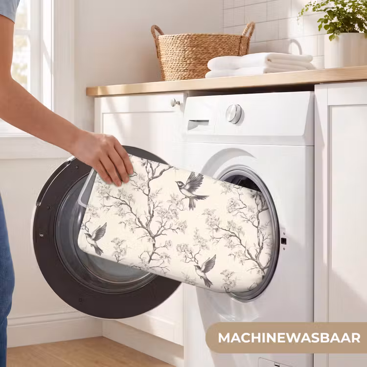 WC Mat - Takken - Vogels - Beige — 5