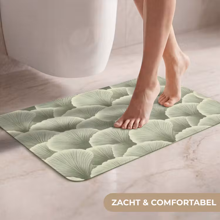 WC Mat - Waaier - Blad - Groen — 7