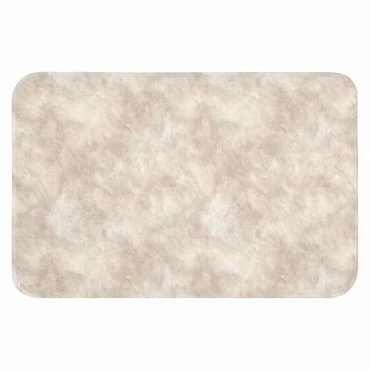 WC Mat - Beige - Reliëfstructuur - Natuursteen — 1
