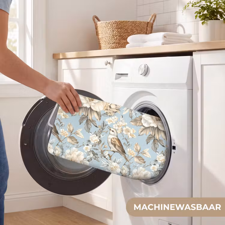 WC Mat - Botanisch - Zangvogel - Blauw — 5