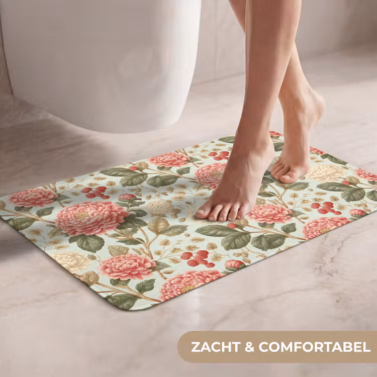 WC Mat - Klassiek - Botanisch - Veelkleurig — 7