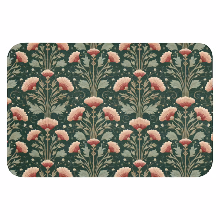 WC Mat - Patroon - Botanisch - Kleurrijk — 1