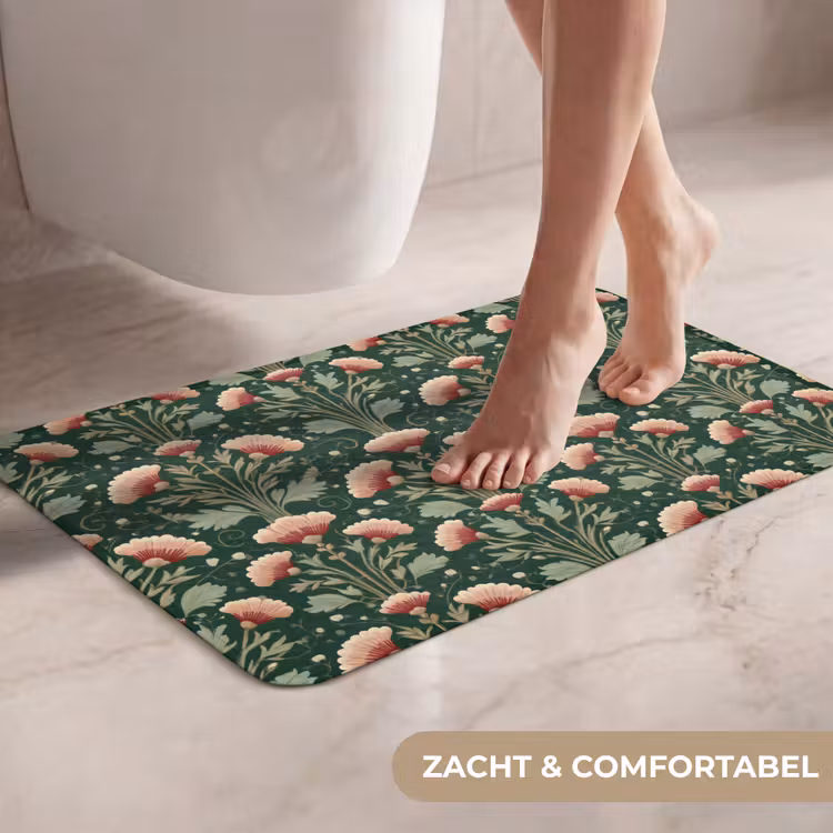 WC Mat - Patroon - Botanisch - Kleurrijk — 7