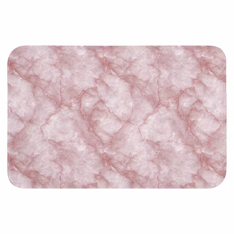 WC Mat - Roze - Kwartsmarmer - Aders — 1
