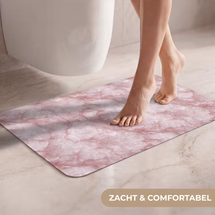 WC Mat - Roze - Kwartsmarmer - Aders — 7
