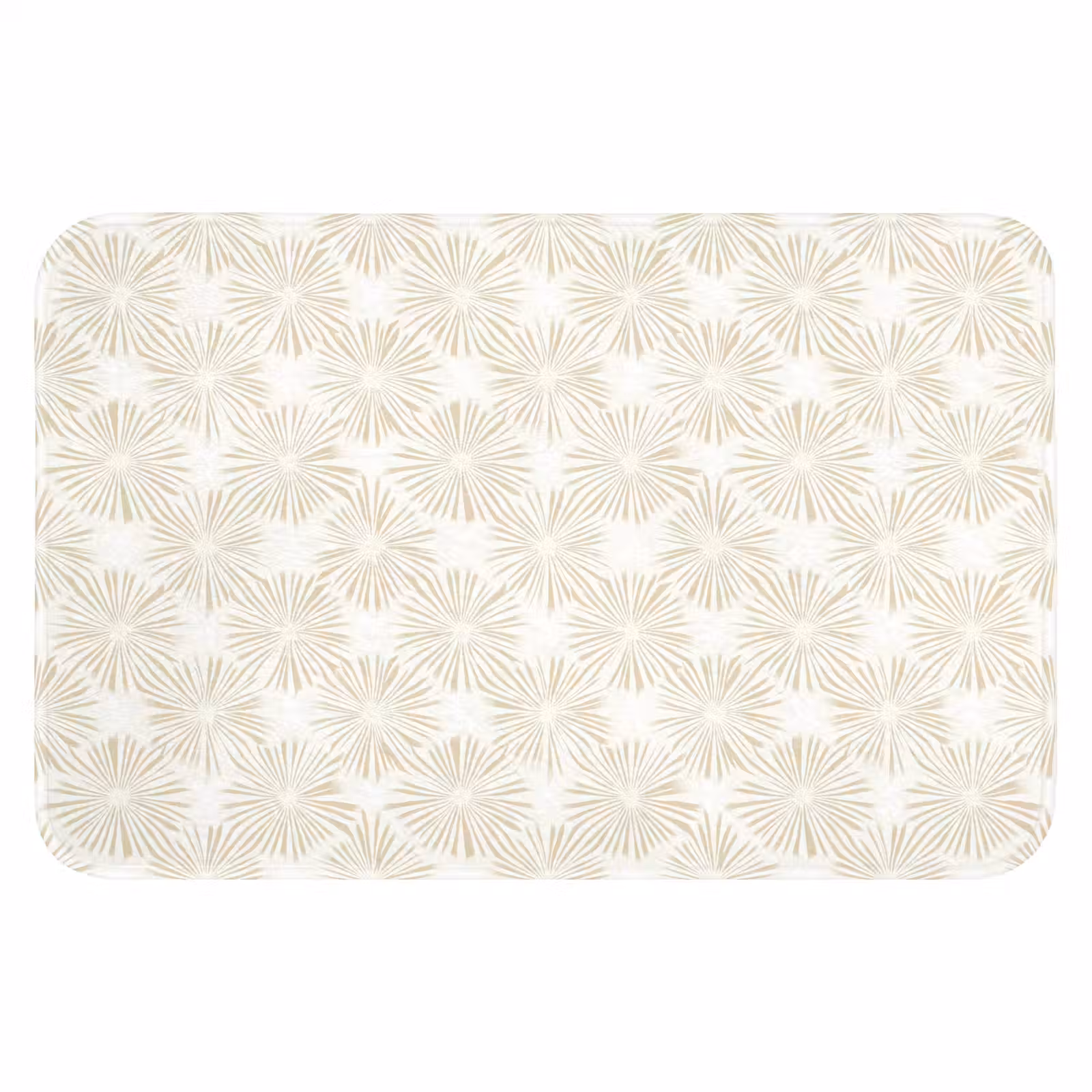 WC Mat - Abstract - Motief - Beige — 1
