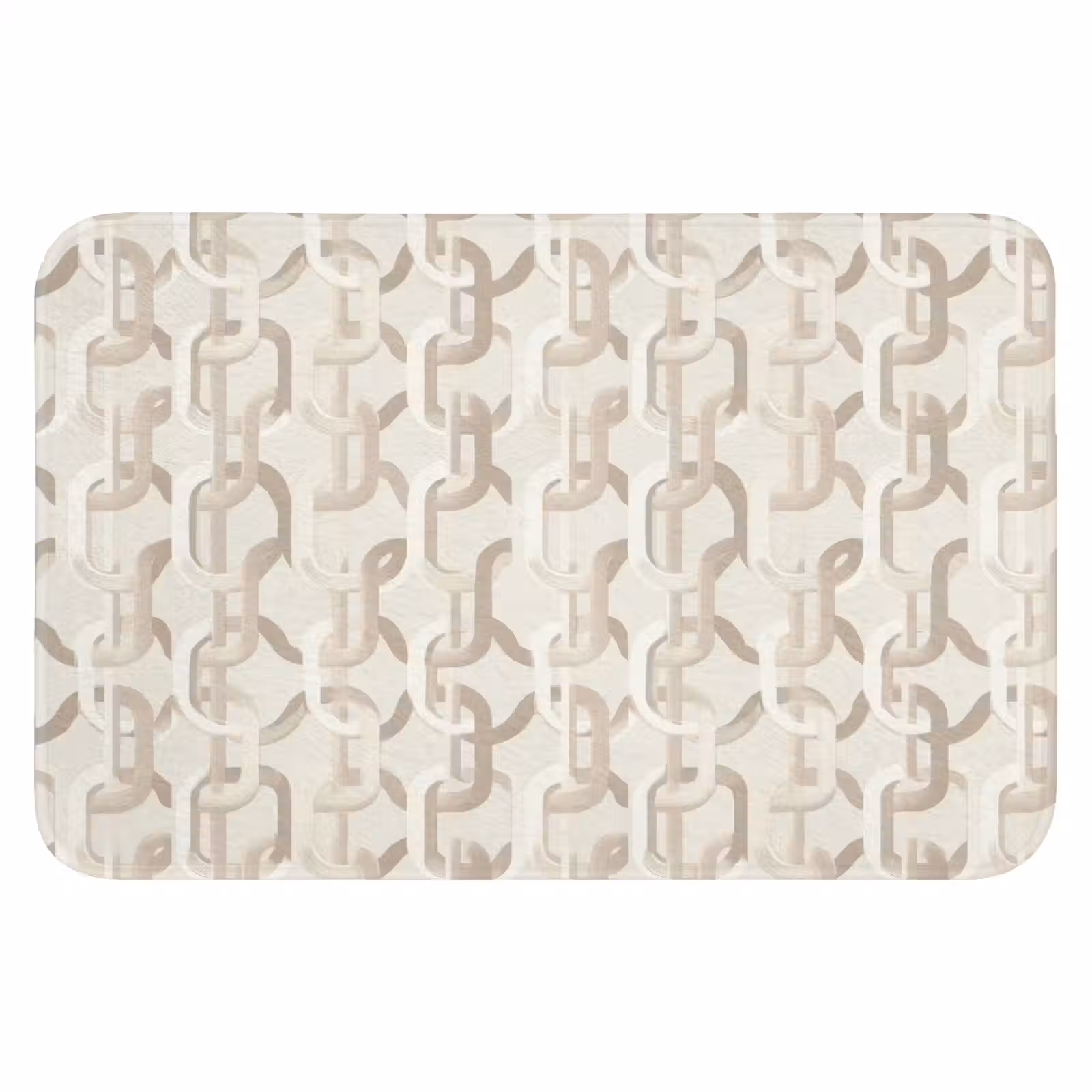 WC Mat - Motief - Abstract - Beige — 1