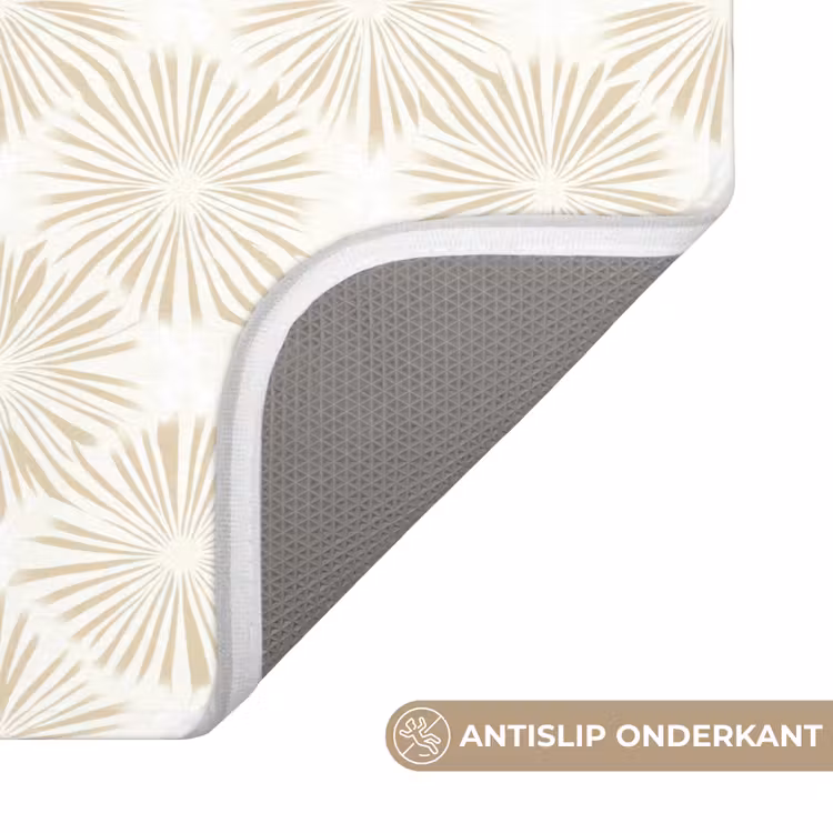 WC Mat - Abstract - Motief - Beige — 3