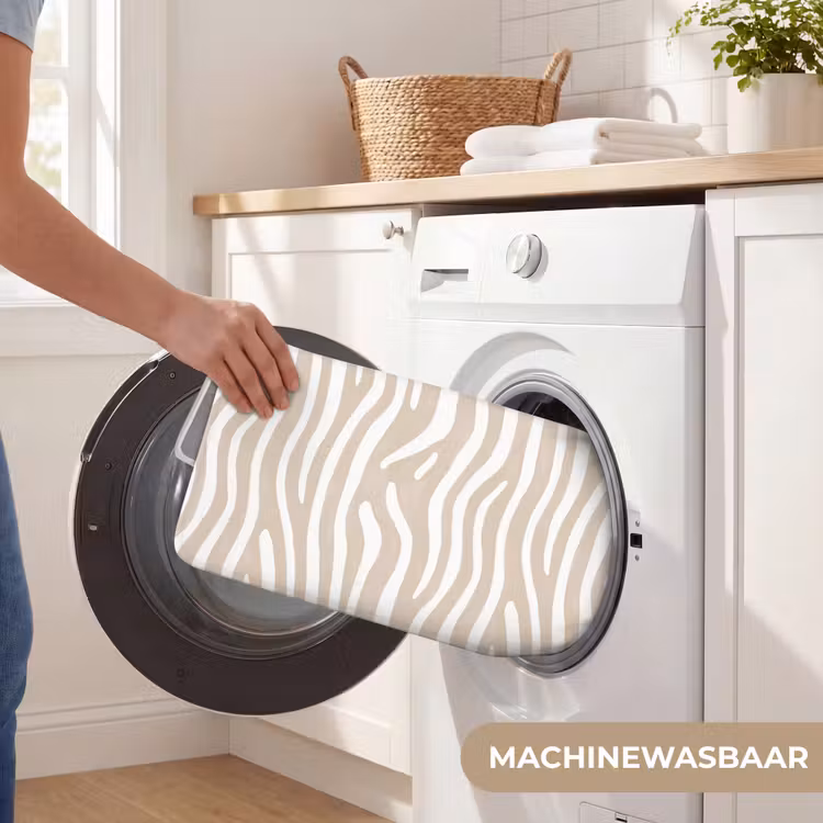 WC Mat - Abstract - Zebra - Beige — 5