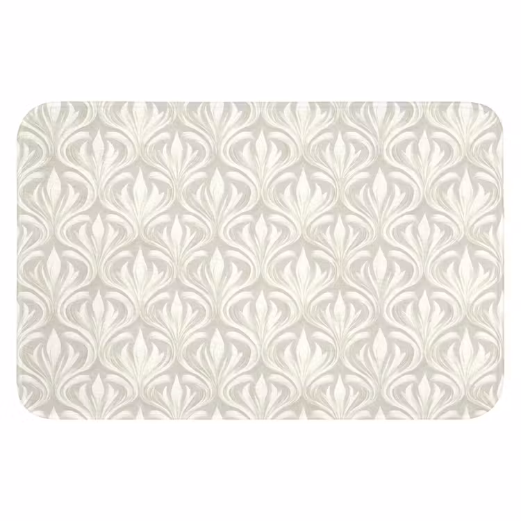 WC Mat - Barok - Patroon - Beige — 1