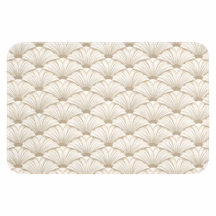 WC Mat - Klassiek - Art - Beige — 1