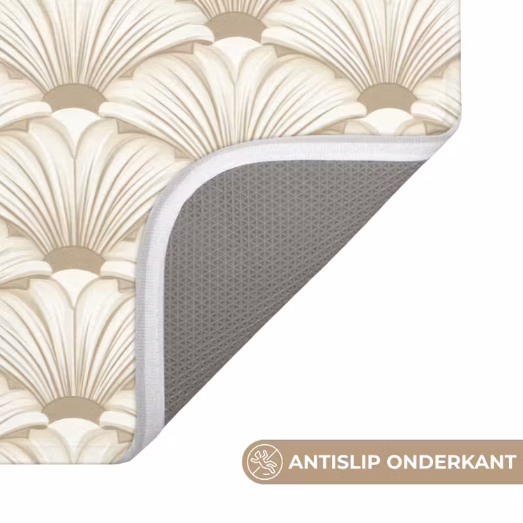 WC Mat - Klassiek - Art - Beige — 3