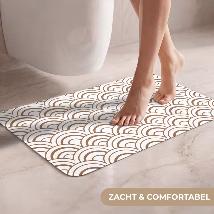 WC Mat - Klassiek - Motief - Terracotta — 7