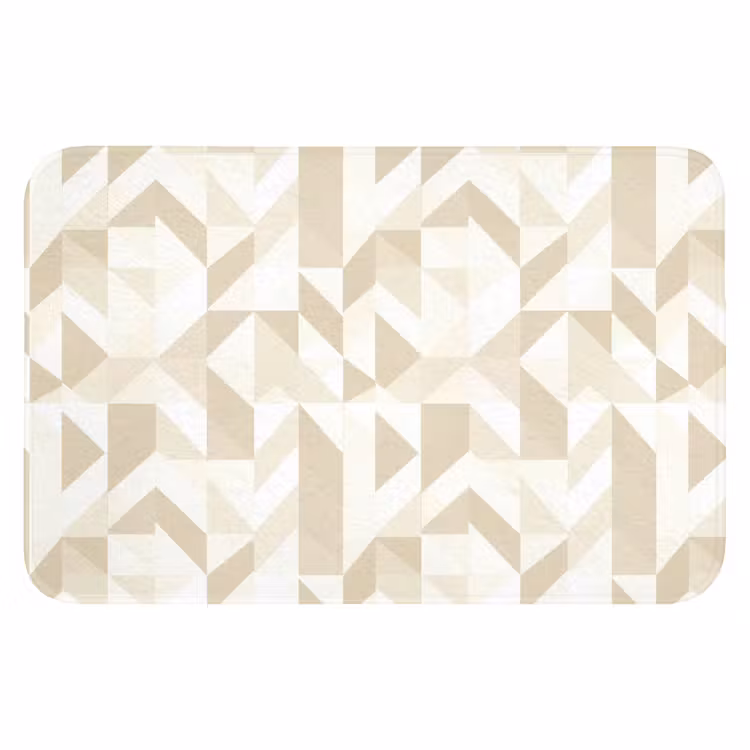 WC Mat - Modern - Abstract - Beige — 1