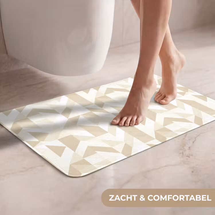WC Mat - Modern - Abstract - Beige — 7
