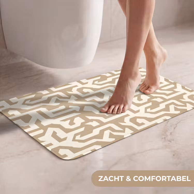 WC Mat - Modern - Abstract - Beige — 7