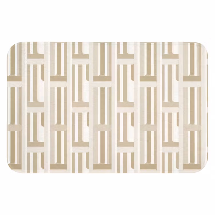 WC Mat - Modern - Geometrisch - Beige — 1