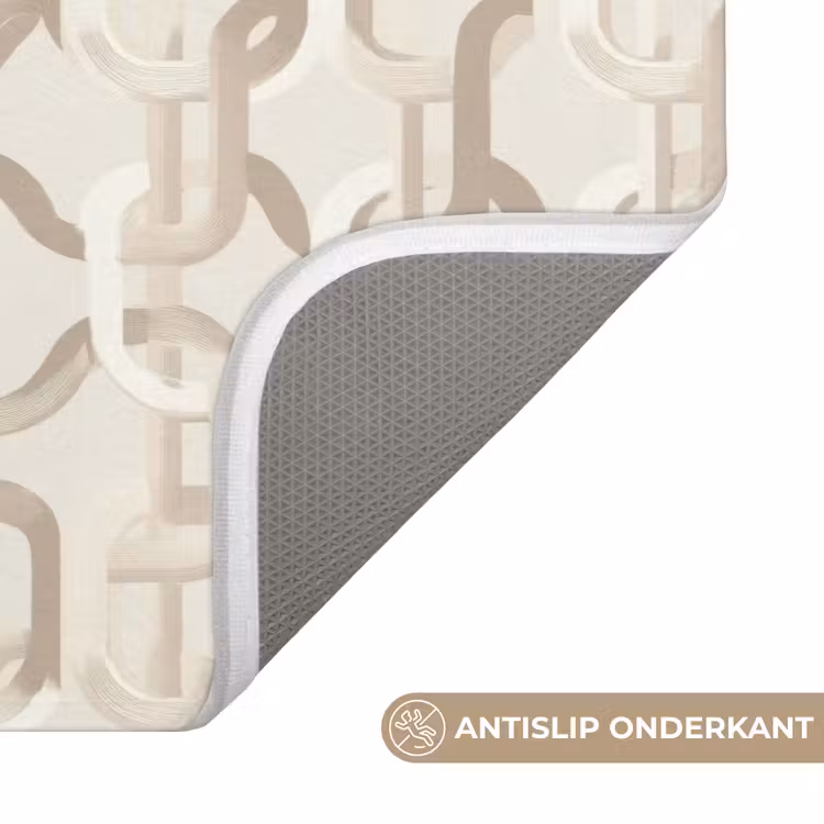 WC Mat - Motief - Abstract - Beige — 3