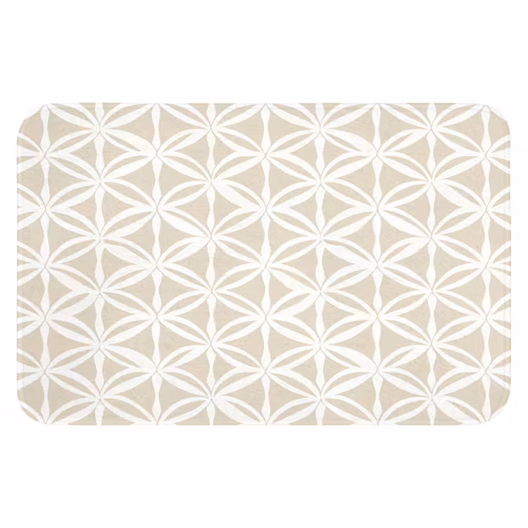 WC Mat - Motief - Modern - Beige — 1