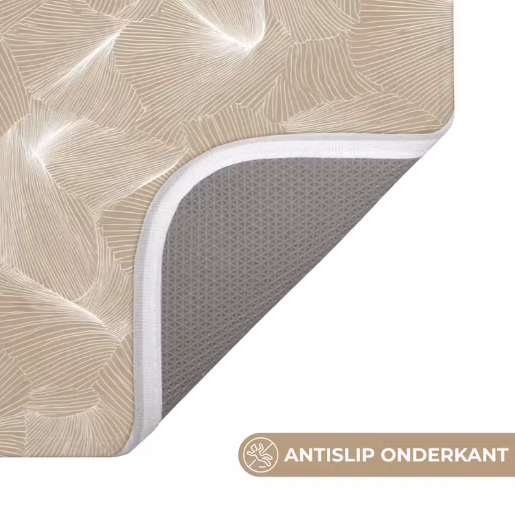 WC Mat - Organisch - Textuur - Beige — 3