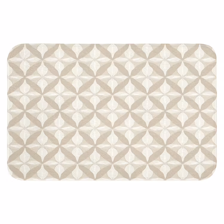 WC Mat - Patroon - Klassiek - Beige — 1