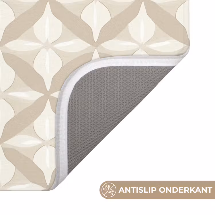 WC Mat - Patroon - Klassiek - Beige — 3
