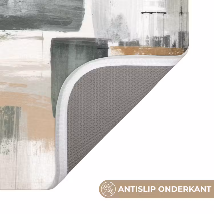 WC Mat - Penseelstreken - Abstract - Aardetinten — 3