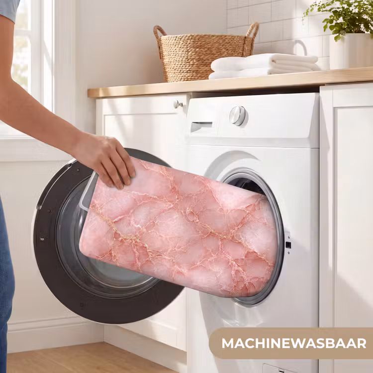 WC Mat - Roze - Kwarts - Goud - Marmer — 5