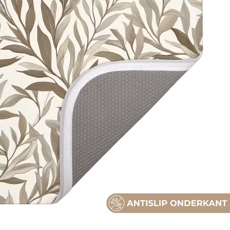 WC Mat - Takken - Botanisch - Taupe — 3
