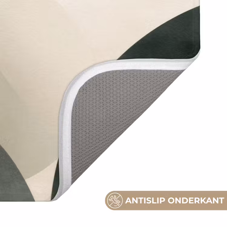 WC Mat - Vlakken - Abstract - Beige - Cirkels — 3