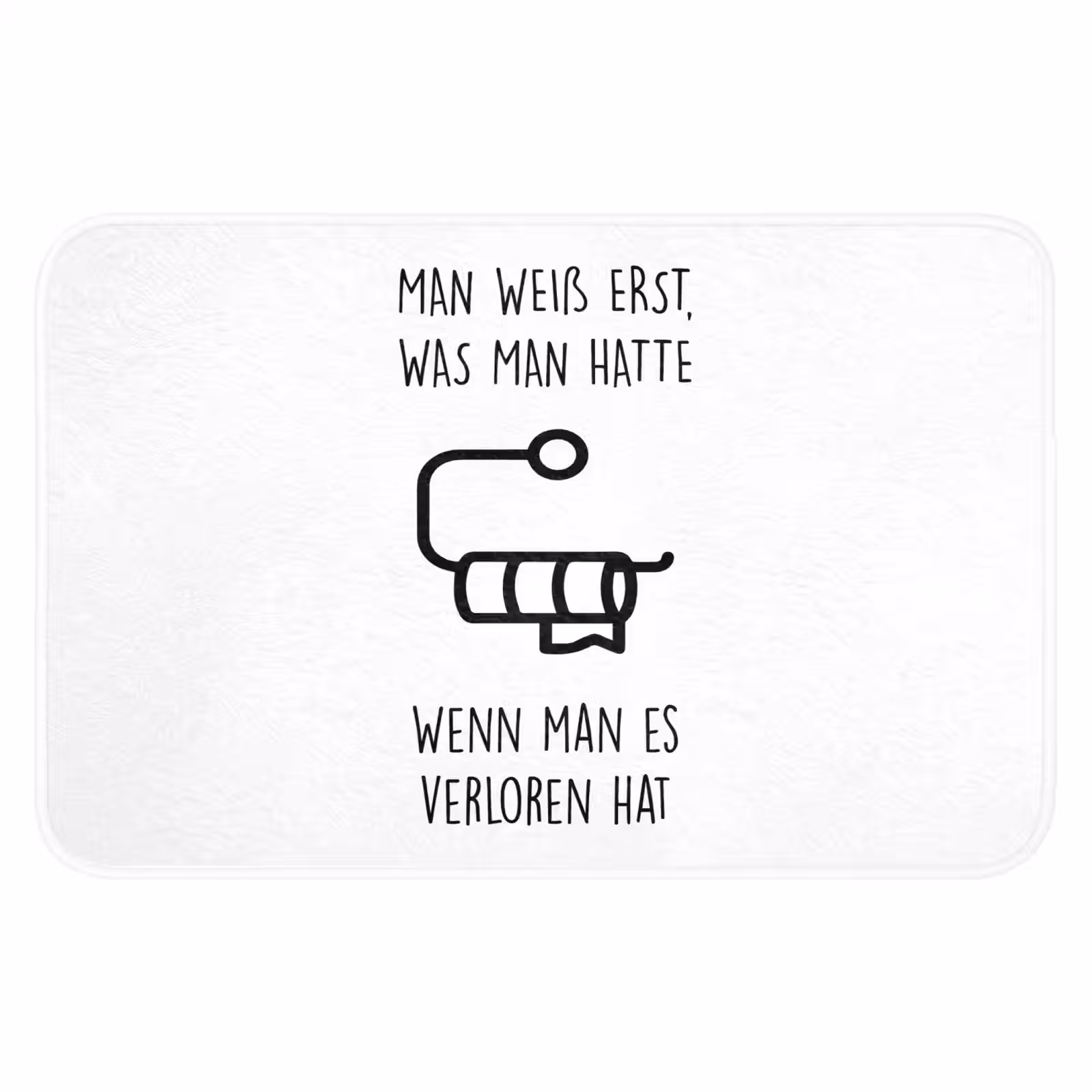 WC Mat - Quotes - Wit - WC papier - Humor — 1
