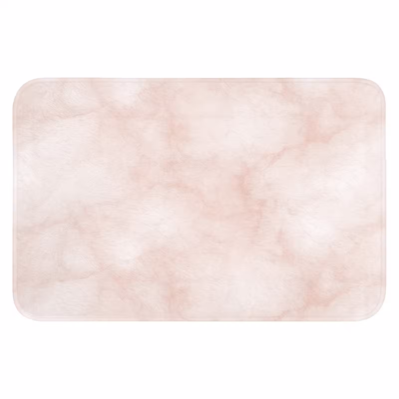WC Mat - Roze - Marmer - Crème — 1