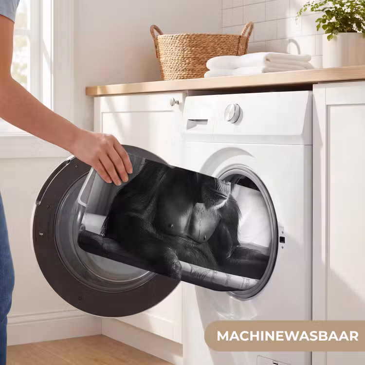 WC Mat - Aap - Dier - Bad - Zwart - Wit - Humor — 5