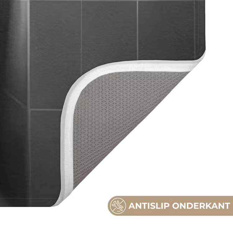 WC Mat - Ezel - Telefoon - Toilet - Zwart - Wit — 3