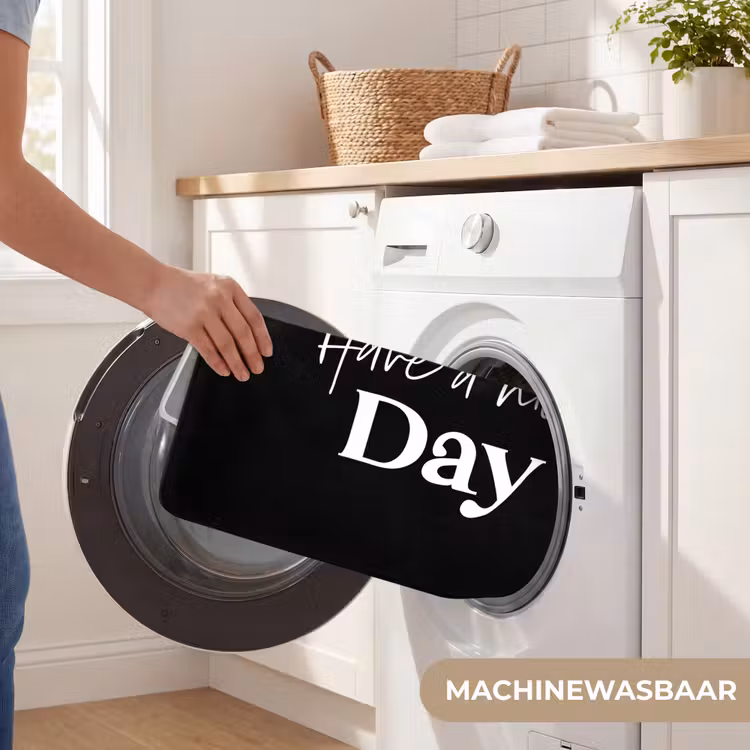 WC Mat - Have a nice day - Quotes - Zwart - Spreuken — 5
